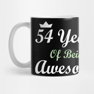 54 Years Of Being Awesome Mug